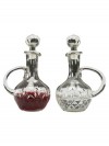 Sudbury Brass Glass Cruet Set