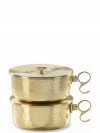Sudbury Brass Hammered Finish Stackable Ciborium