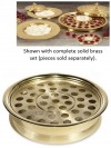 Sudbury Brass Solid Brass Stacking Communion Tray