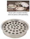 Sudbury Brass Stainless Steel Stacking Communion Tray