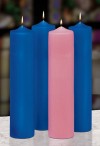 Will & Baumer 3"D Paraffin-Based Advent Candle Set